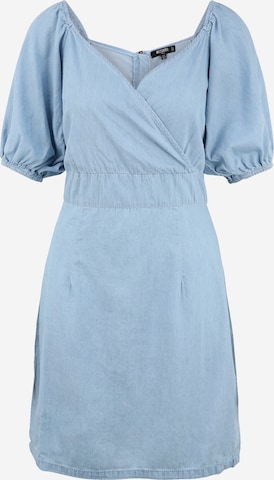 Missguided Tall Summer Dress in Blue: front