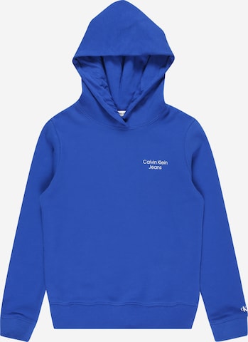 Calvin klein blue sweatshirt discount