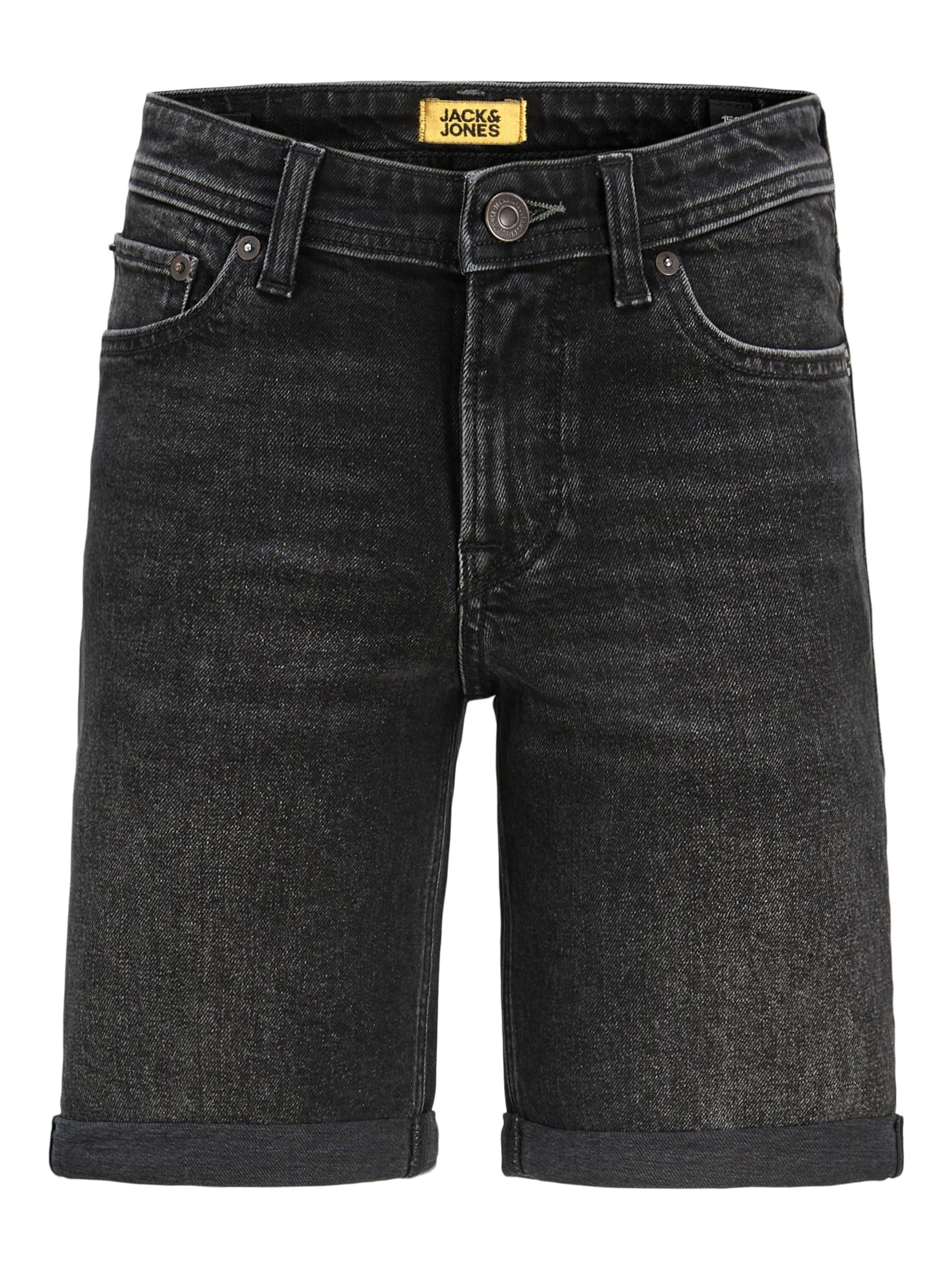 Jack & Jones Junior - Vaquero en negro: frente