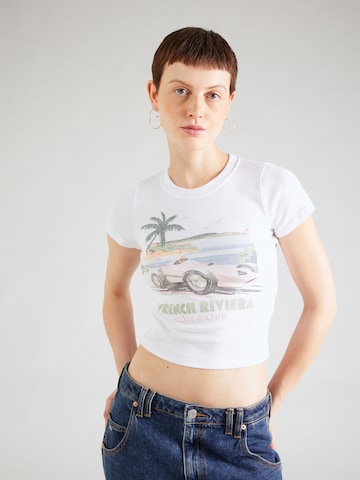 HOLLISTER - Camiseta en blanco: frente