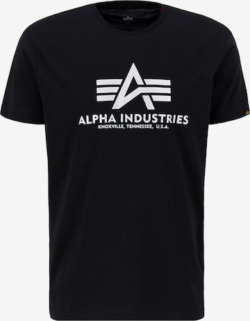 ALPHA INDUSTRIES T-Shirt in Schwarz: Vorderseite