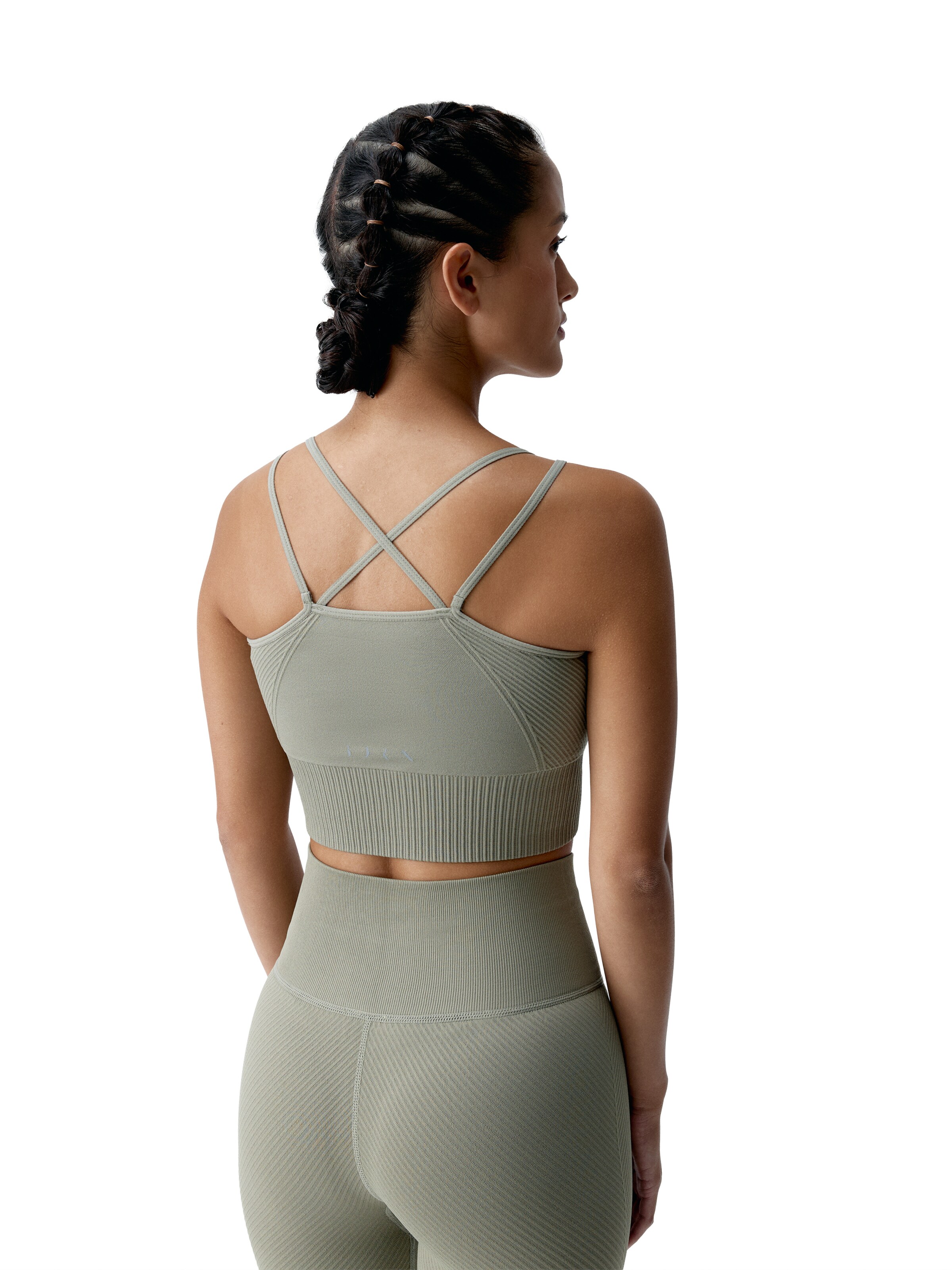 Born Living Yoga Sporttop ' Devika ' in Groen