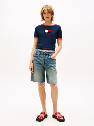 Tricou de la Tommy Jeans pe albastru