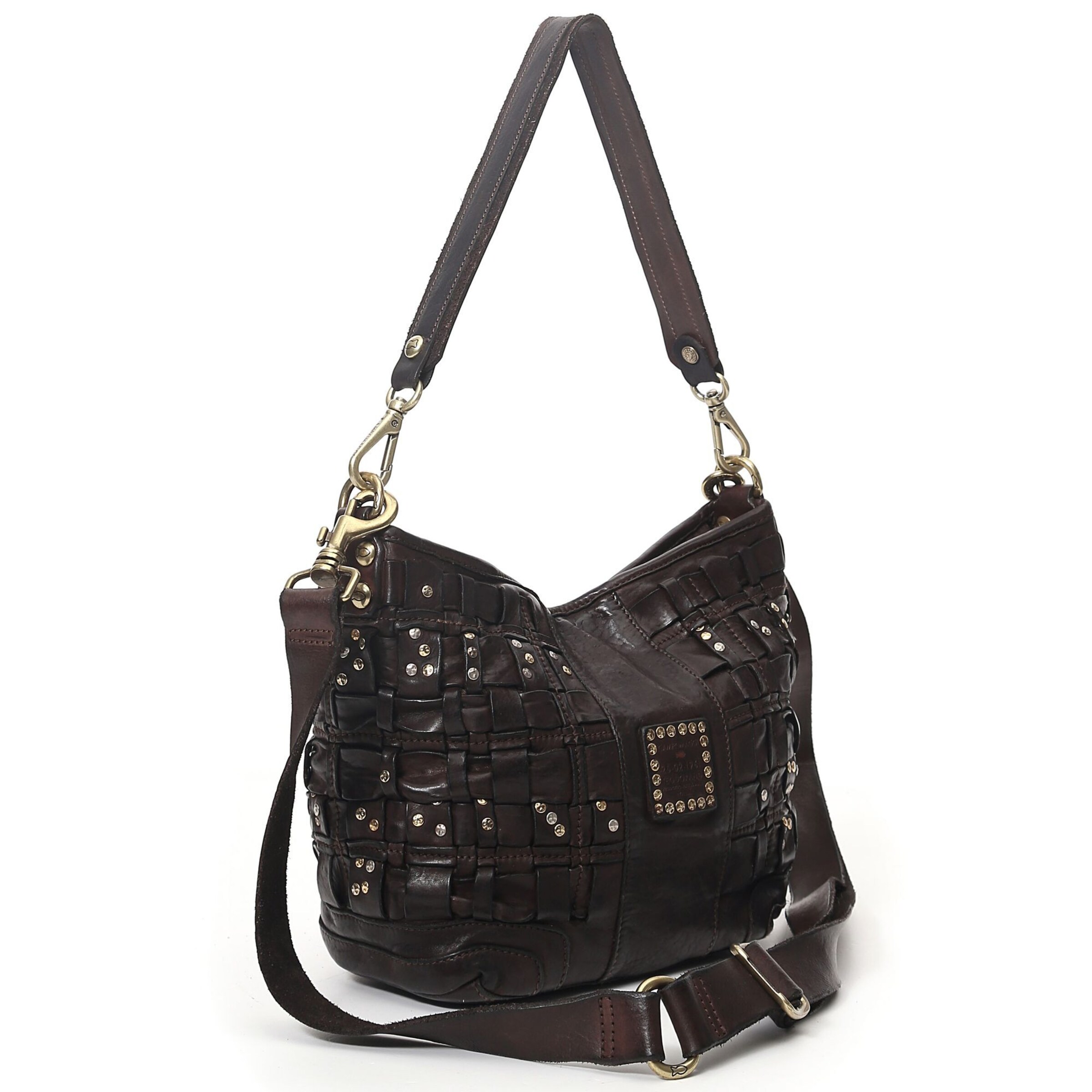 Campomaggi Schultertasche in Schwarz