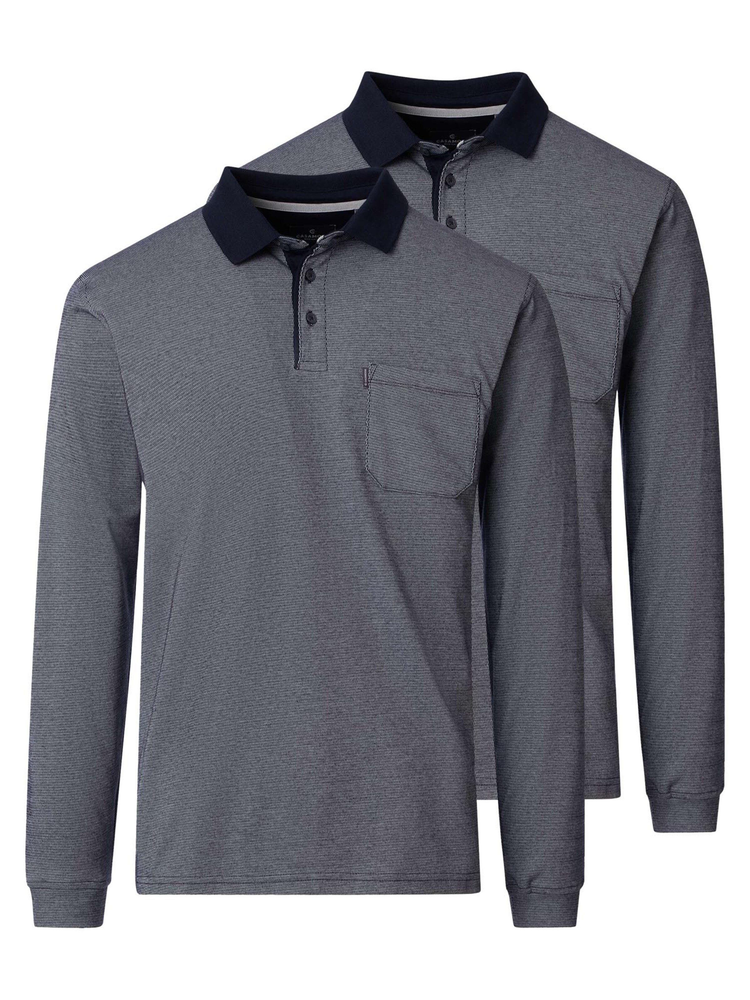 CASAMODA Shirt 'Basic'‌‌‌‌‌‌‌‌ in grau, Produktansicht