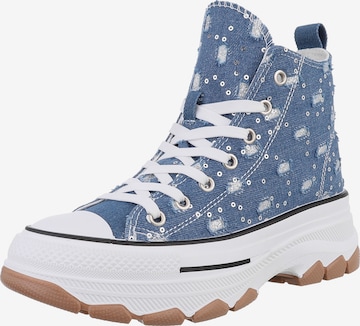 Ital-Design Sneaker in Blau: Vorderseite