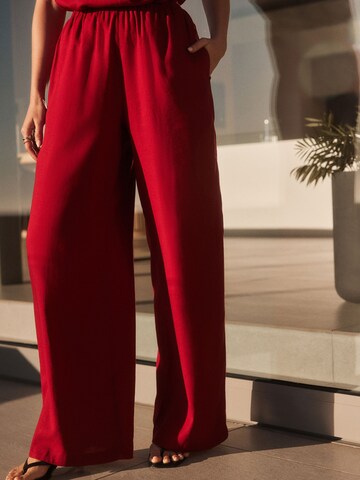 Wide leg Pantaloni di Next in rosso