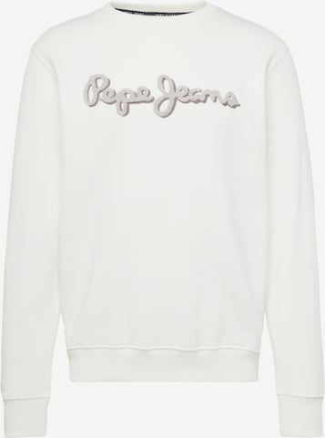 Pepe Jeans Sweatshirt 'RYAN' in White: front