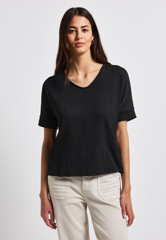 STREET ONE Shirt in Black: front