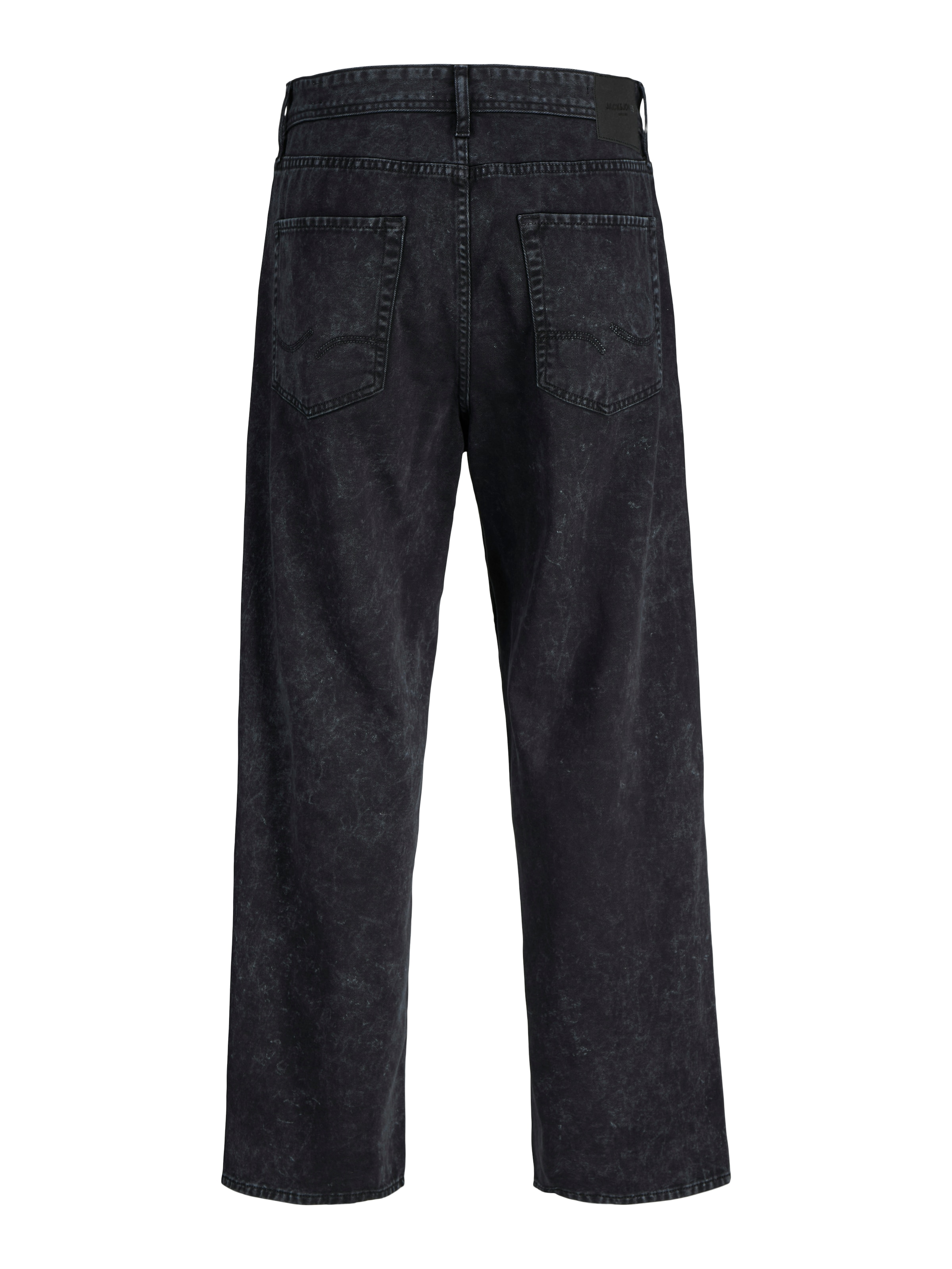 JACK & JONES Wide Leg Jeans 'JPSTALEX SMITH' i sort