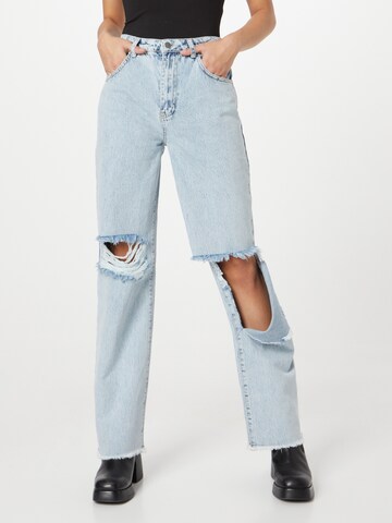 Misspap Regular Jeans in Blauw: voorkant