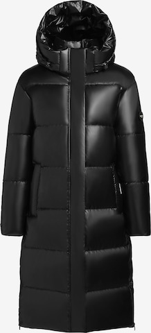 Veste d’hiver 'RACHEL SHINY' khujo en noir : devant