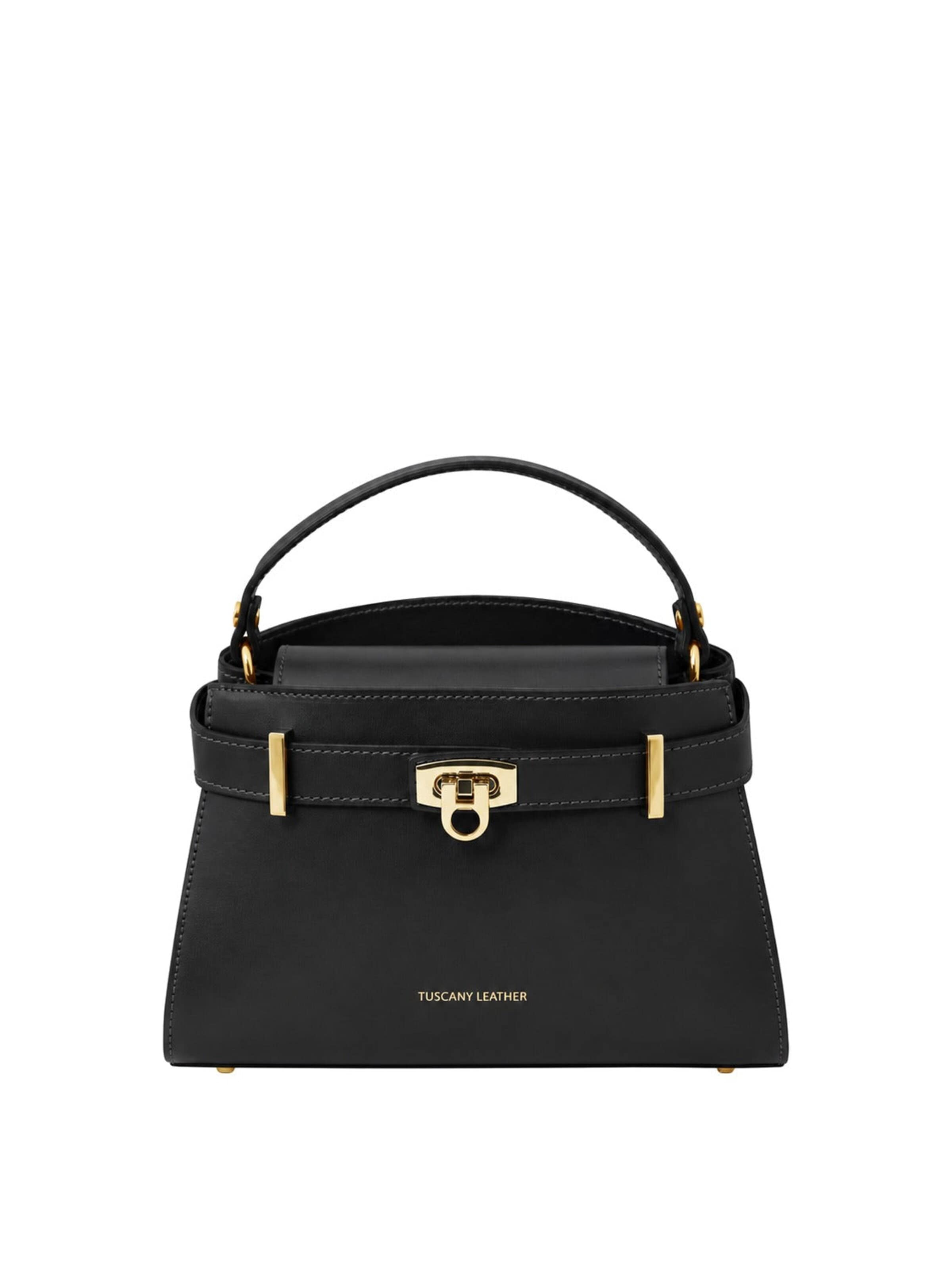 Tuscany Leather Poodlemiskott 'Maisy', värv must: eest vaates