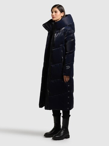 khujo Zimní kabát 'Pulset Shiny' – modrá
