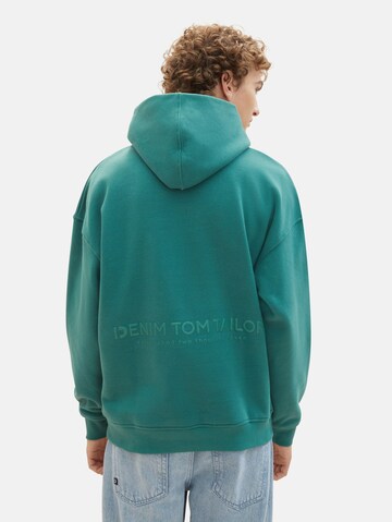 TOM TAILOR DENIM Sweatshirt in Grün