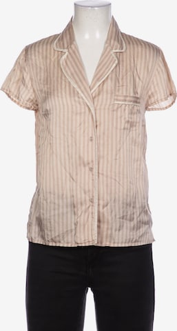 Massimo Dutti Bluse XXXS-XXS in Beige: Vorderseite