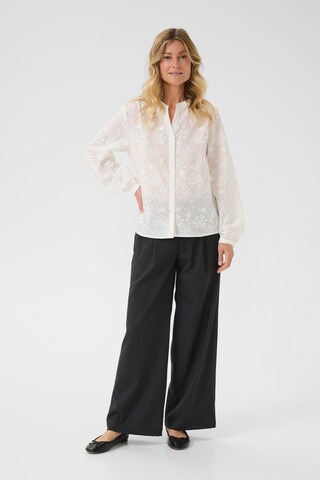 Cream Bluse 'Hilda' i hvid