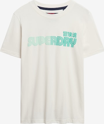 Maglietta di Superdry in bianco: frontale
