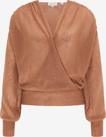 usha FESTIVAL Sweater in Brown: front