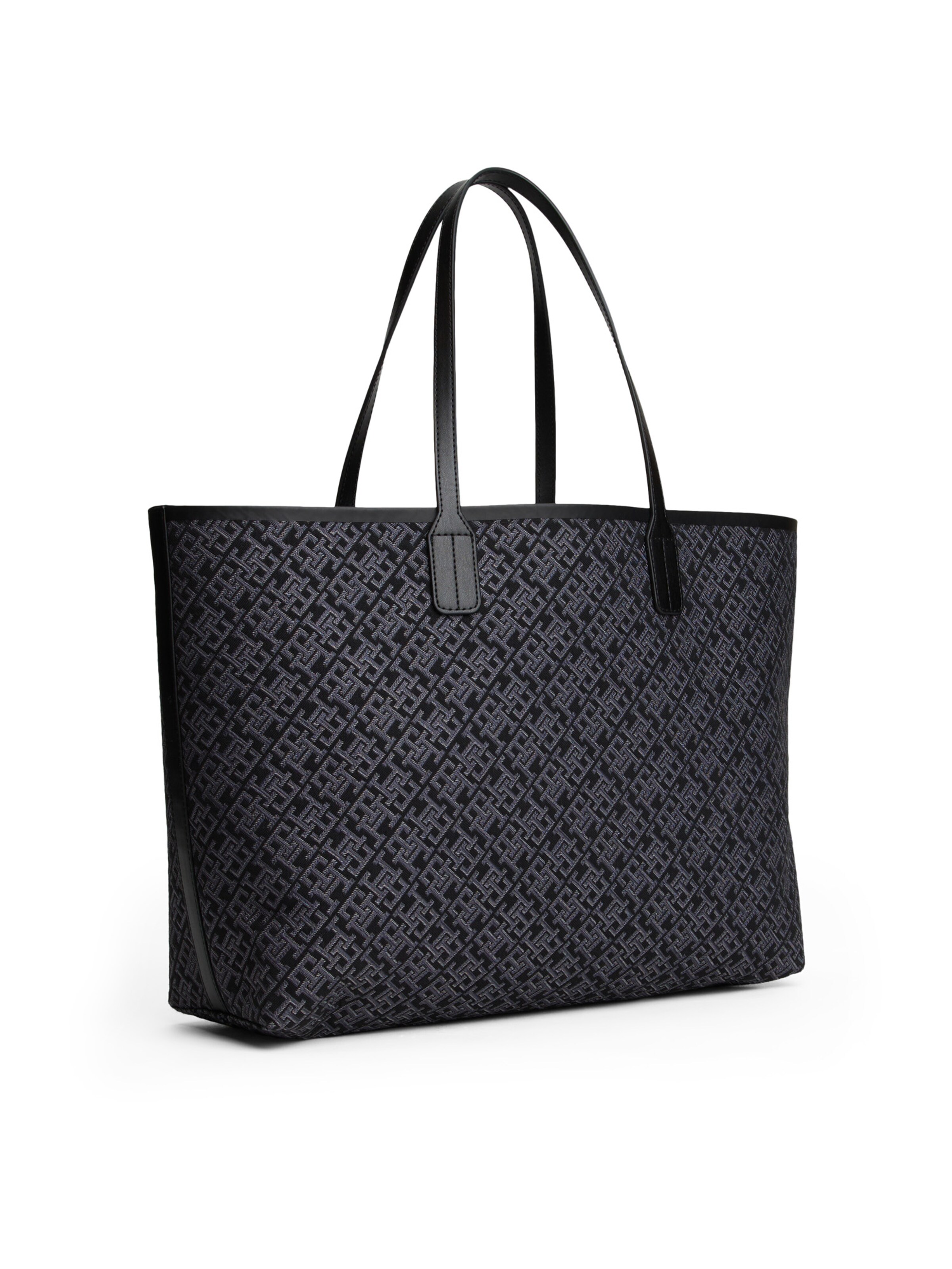 TOMMY HILFIGER Μεγάλη τσάντα σε μαύρο