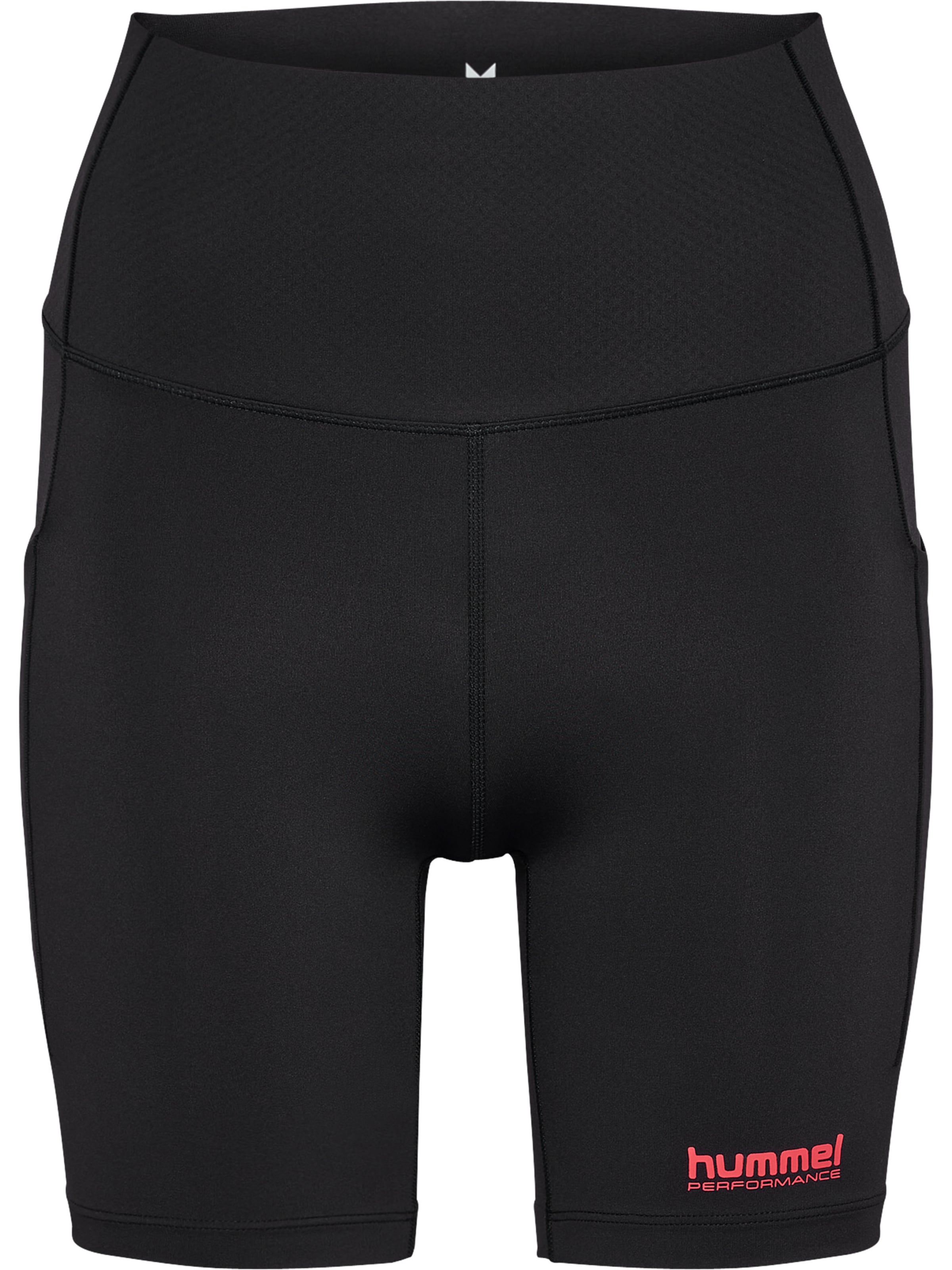 Hummel Skinny Sportbroek 'Hiit Intensity' in Zwart: voorkant