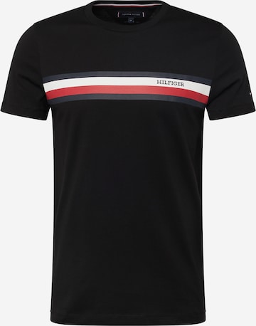 TOMMY HILFIGER T-Shirt in Schwarz: predná strana