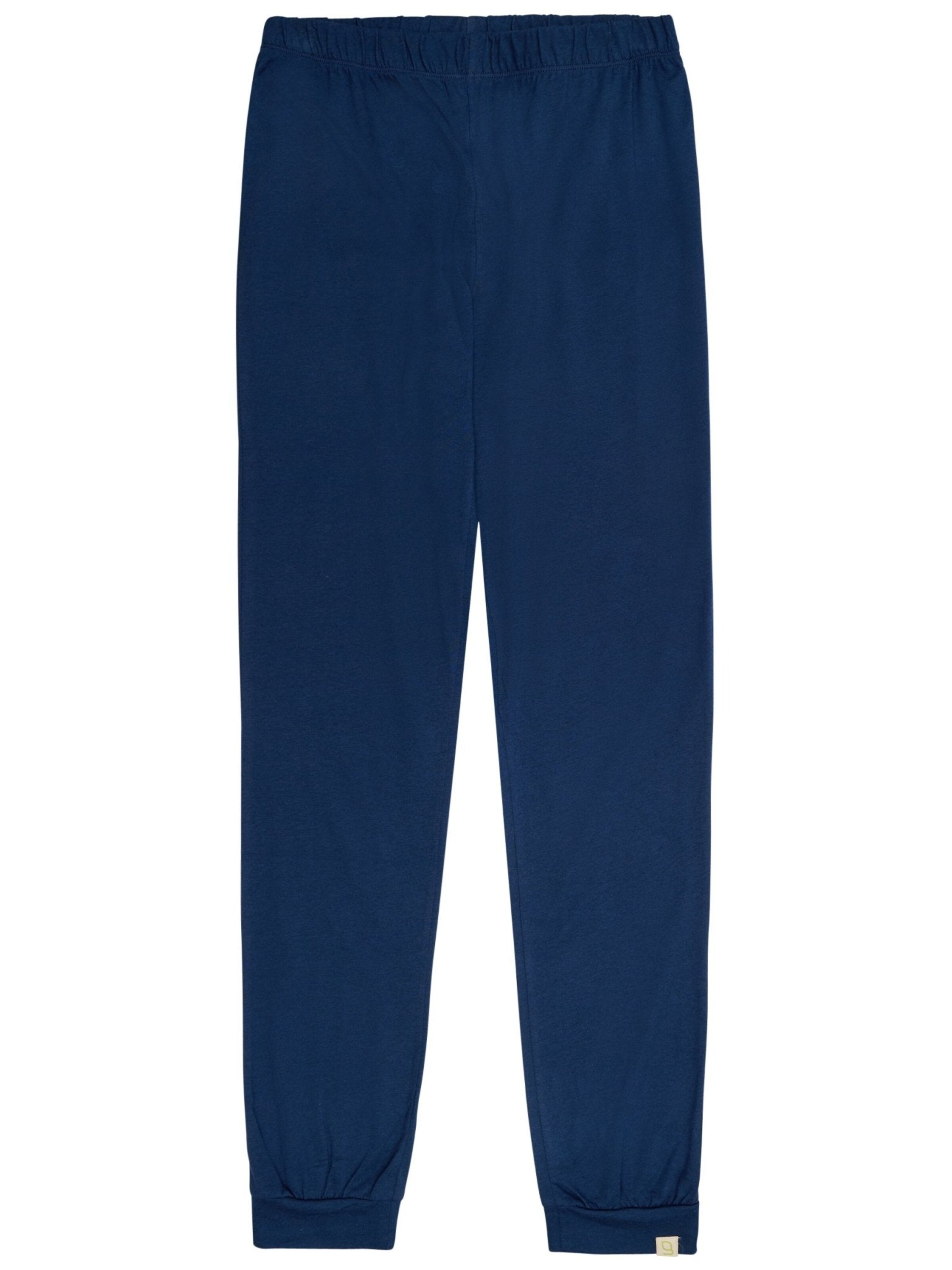 greenjama Pajama Pants in Blue: front