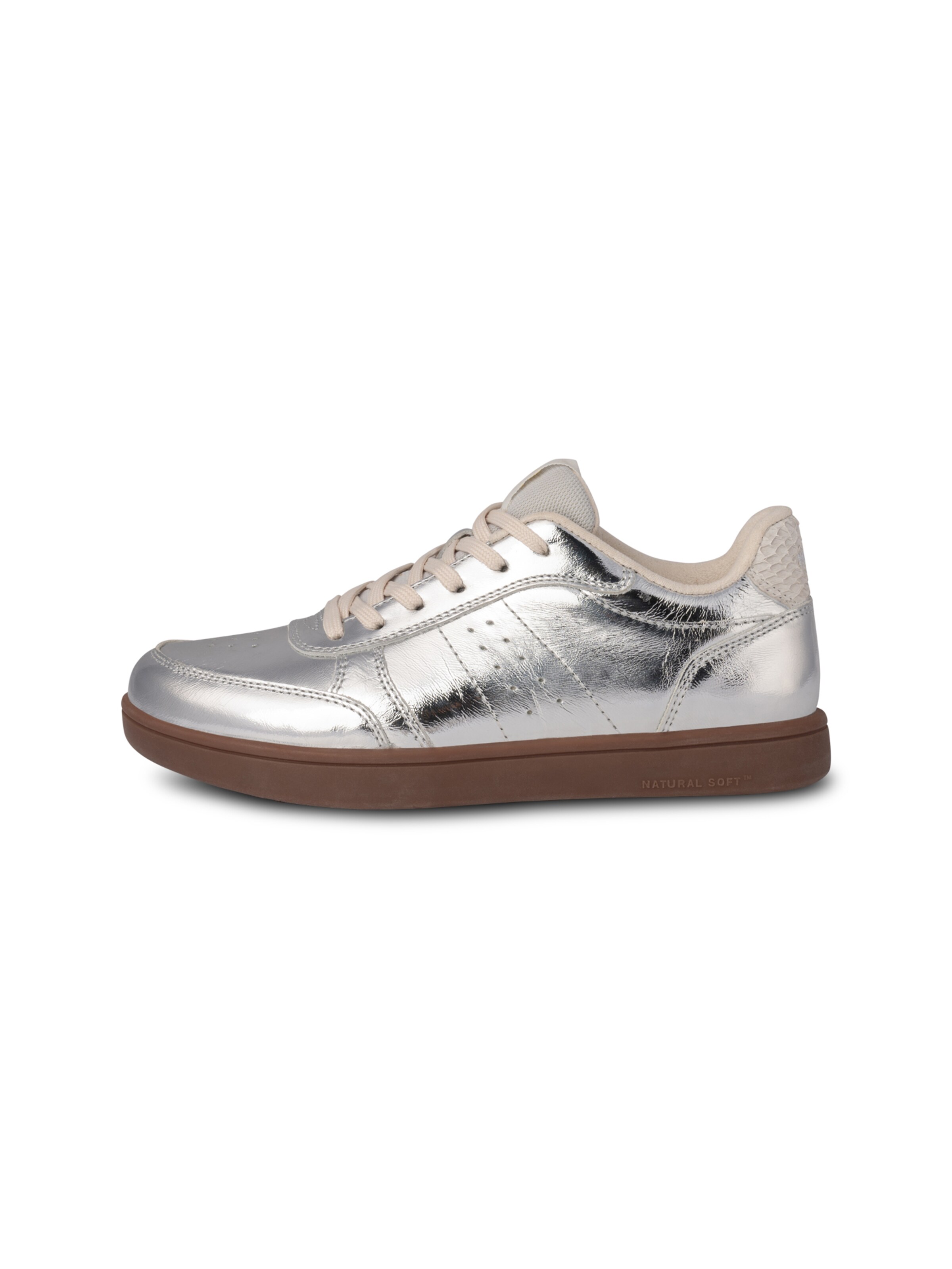 WODEN Sneakers laag 'Bjork' in Zilver