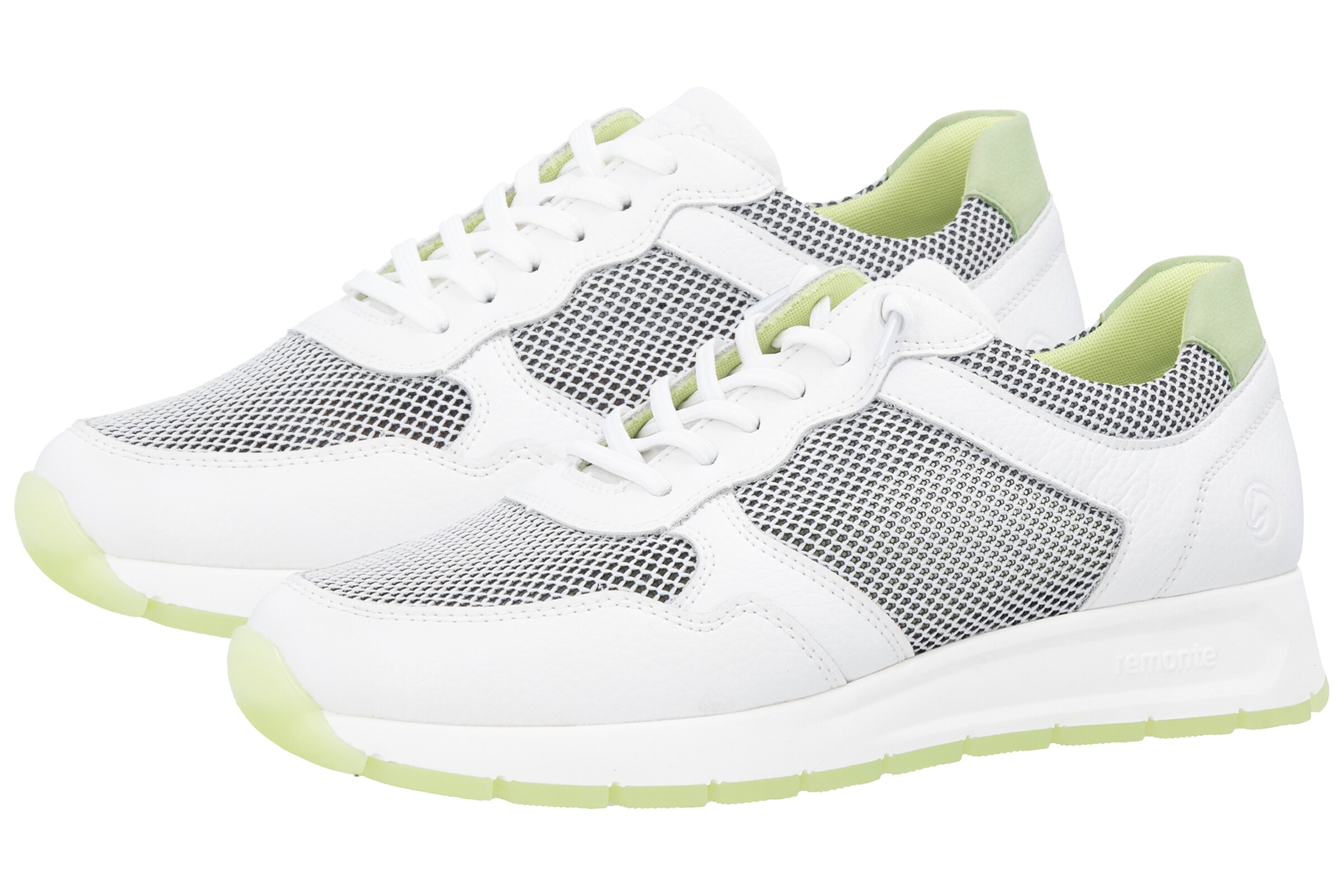 Baskets basses 'D2G03' REMONTE en blanc