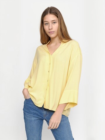 Soft Rebels - Camisa ' SRPansy ' em amarelo: frente