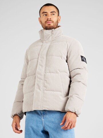 Calvin Klein Jeans Between-season jacket in Grey: front