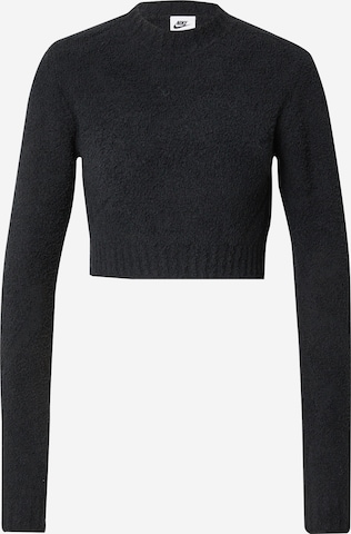 juoda Nike Sportswear Megztinis: priekis