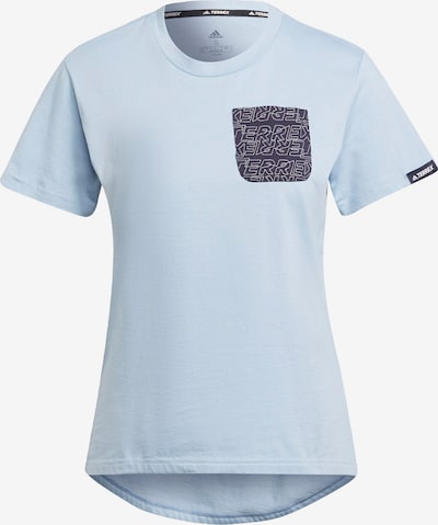 adidas Terrex T-Shirt in blau, Produktansicht