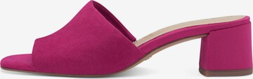 TAMARIS Mules in Pink