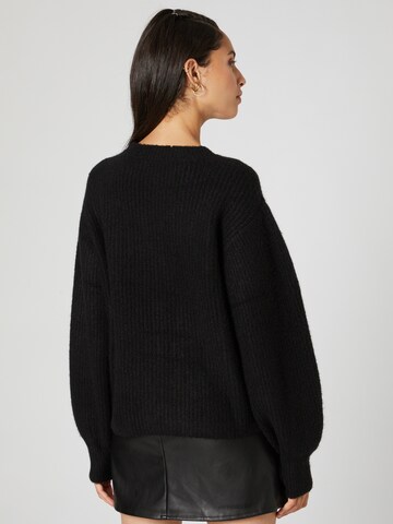 Hoermanseder x About You Sweater 'Grace' in Black