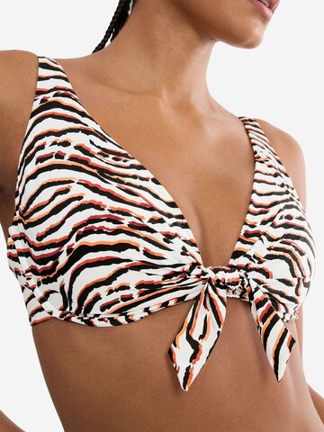 TRIUMPH T-shirt Bikini Top ' Red Label Summer Wild ' in Brown