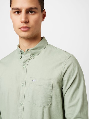 HOLLISTER Regular Fit Hemd in Grün