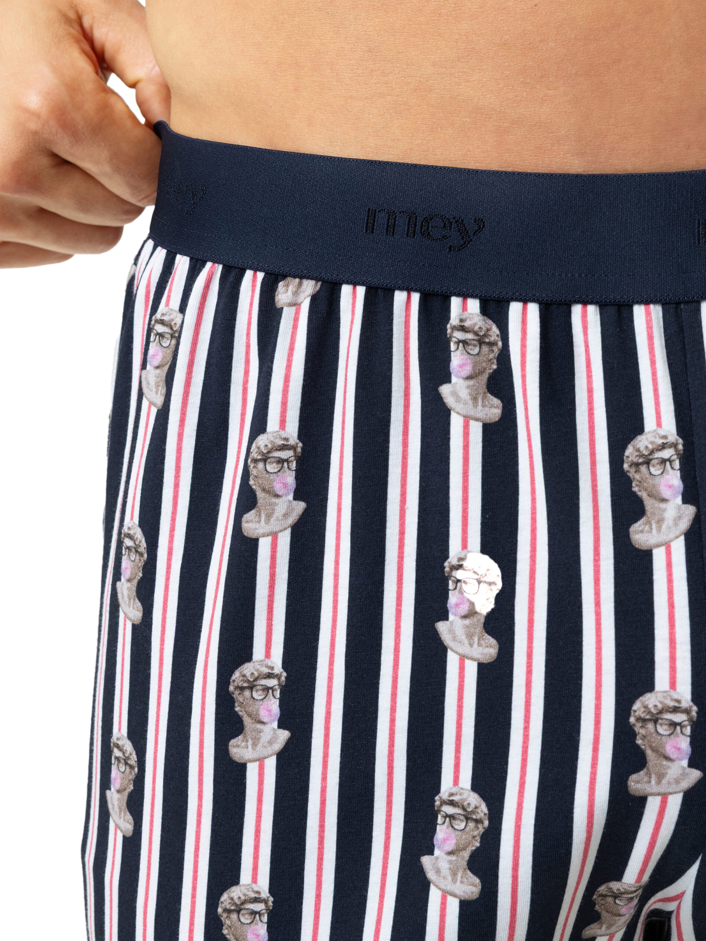 Mey Pajama pants 'Marble Muse' in Blue