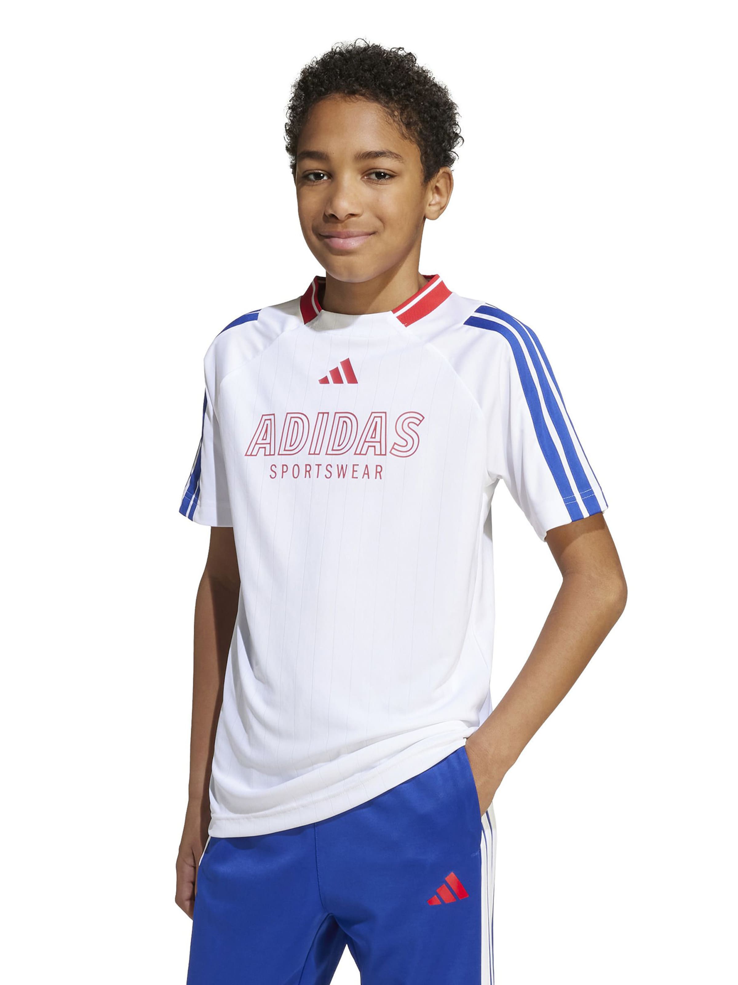 ADIDAS SPORTSWEAR Performance shirt 'House Of Tiro' in White: front