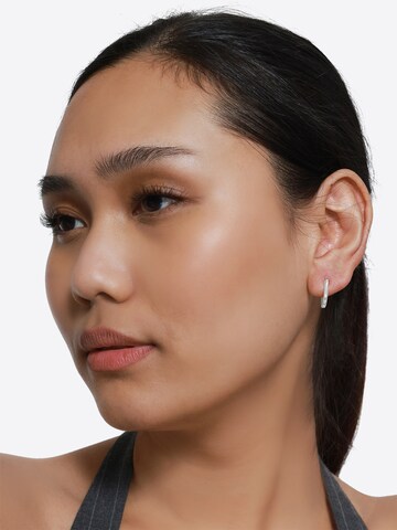 Boucles d'oreilles 'Fenja' Heideman en argent : devant