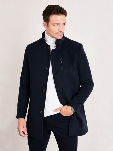 Buratti Winter Coat in Blue: front