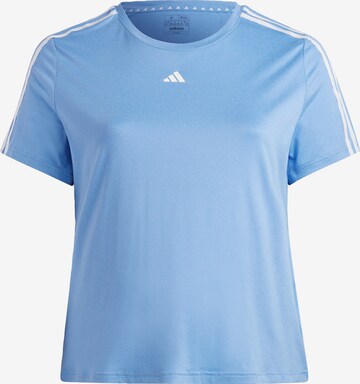 T-shirt fonctionnel 'Essentials' ADIDAS PERFORMANCE en bleu : devant