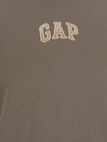 Gap Petite Sweatshirt 'FRANCHISE' in Braun