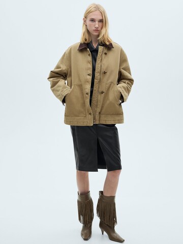 MANGO Between-season jacket 'Hannah' in Green