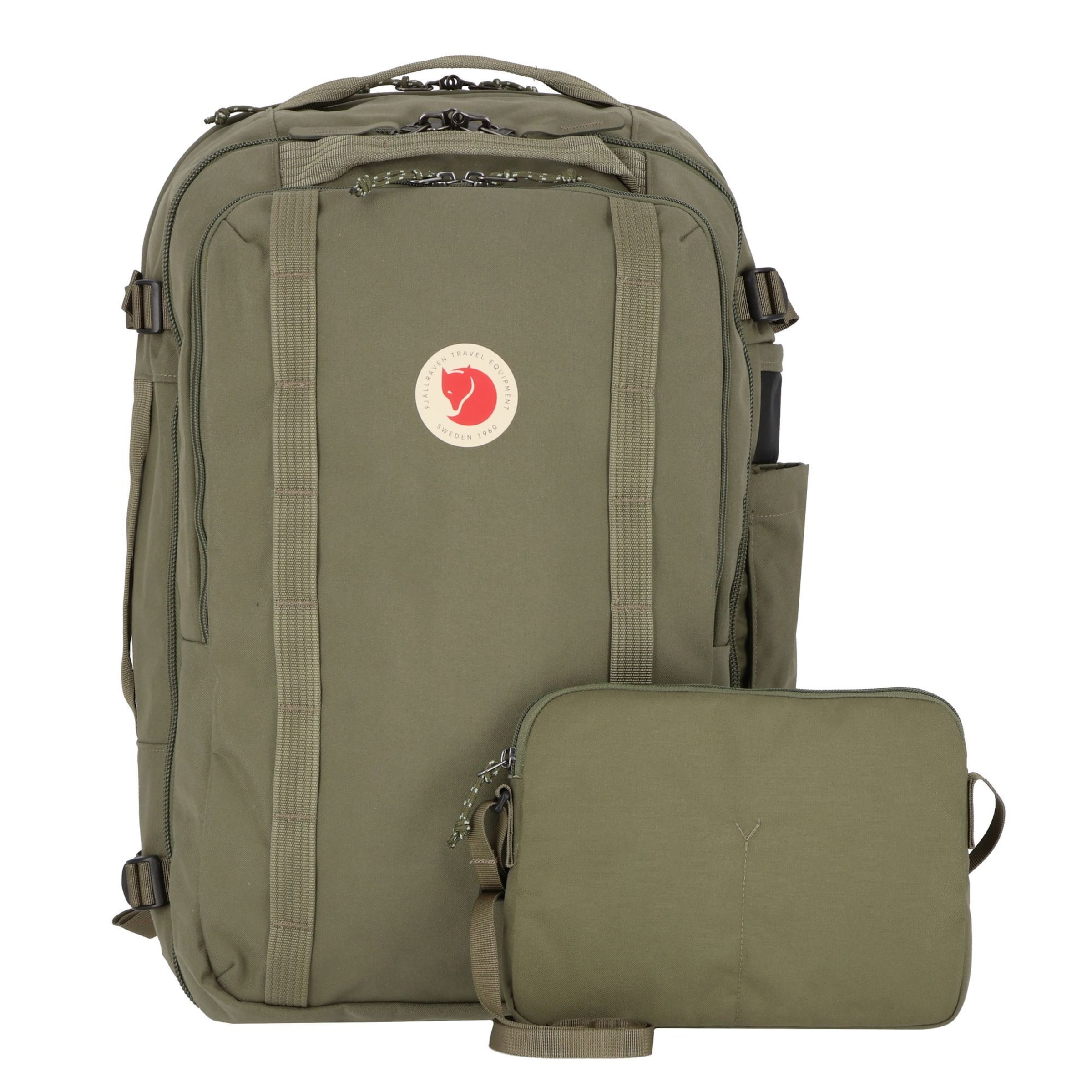 Fjällräven Backpack 'Färden Carry-On Pack' in Green: front