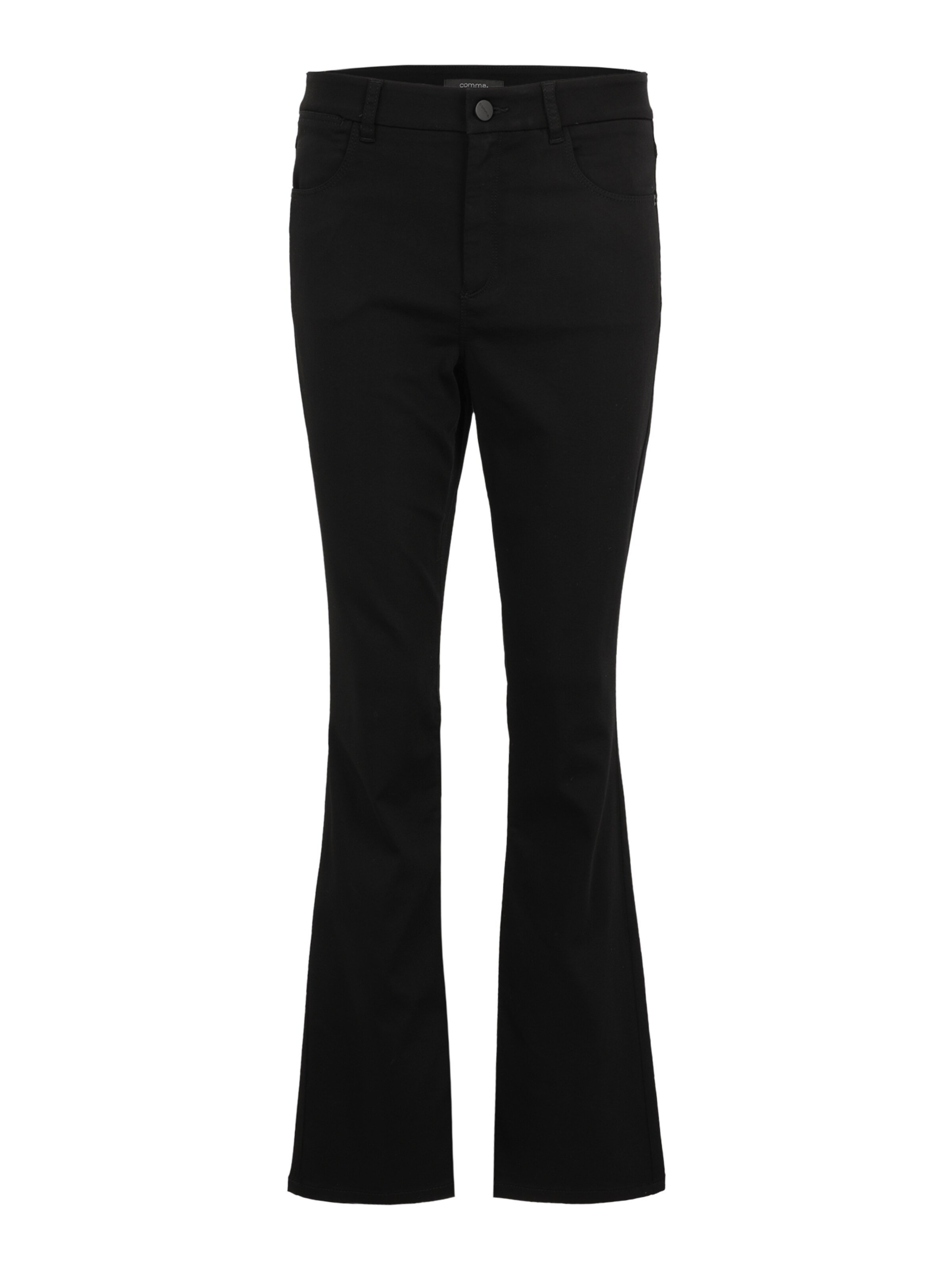COMMA Flared Jeans in Schwarz: Vorderseite