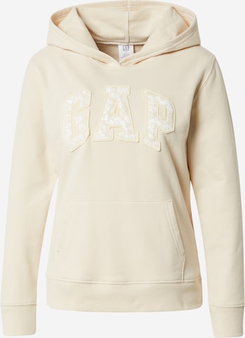 GAP - Sweatshirt 'NOVELTY' em bege: frente