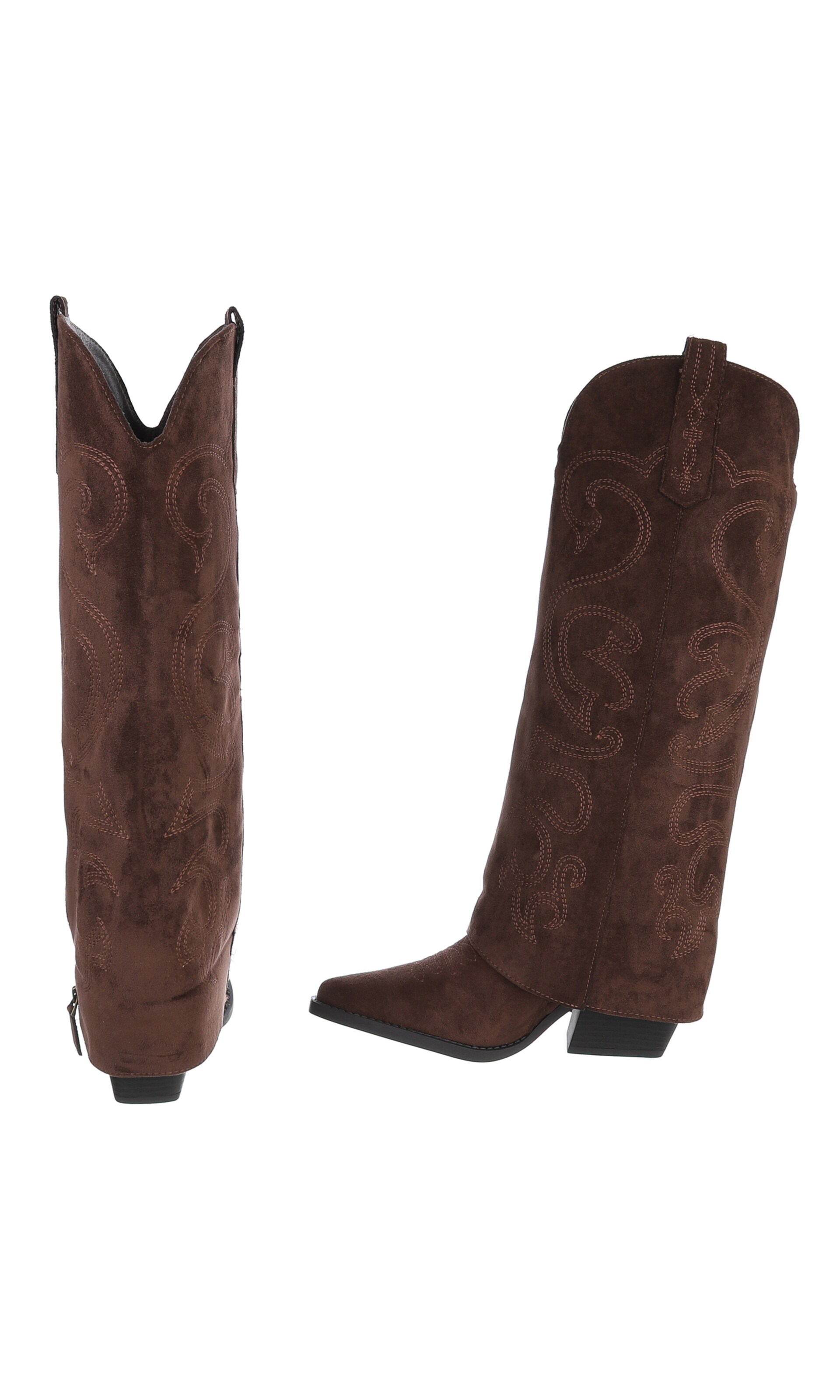 Ital-Design Cowboystiefel in Braun