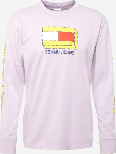 Tommy Jeans Shirt in gelb / helllila / hellrot / weiß, Produktansicht