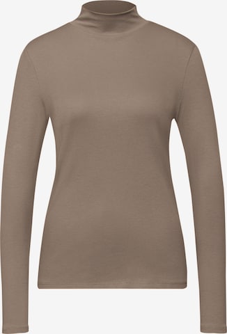 STREET ONE Shirt in Brown: front